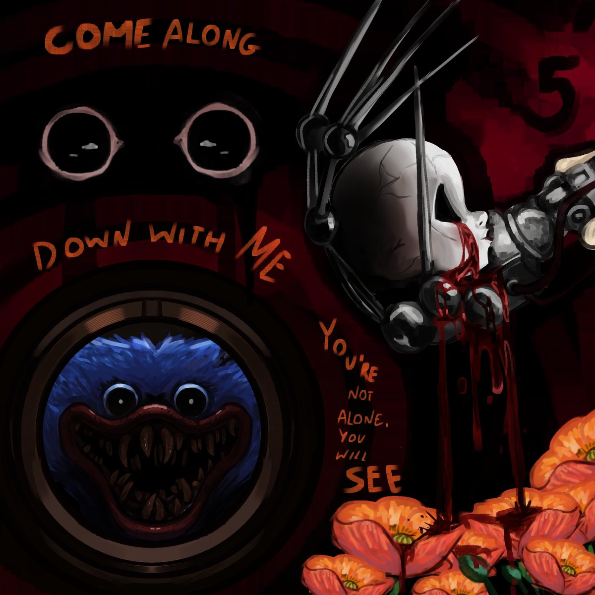 🎭COME ALONG DOWN WITH ME...🌺🔴🟡🔵
#PoppyPlaytime #PoppyPlaytimeChapter5 #PoppyPlaytimefanart #digitalart  #poppyplaytimeprototype