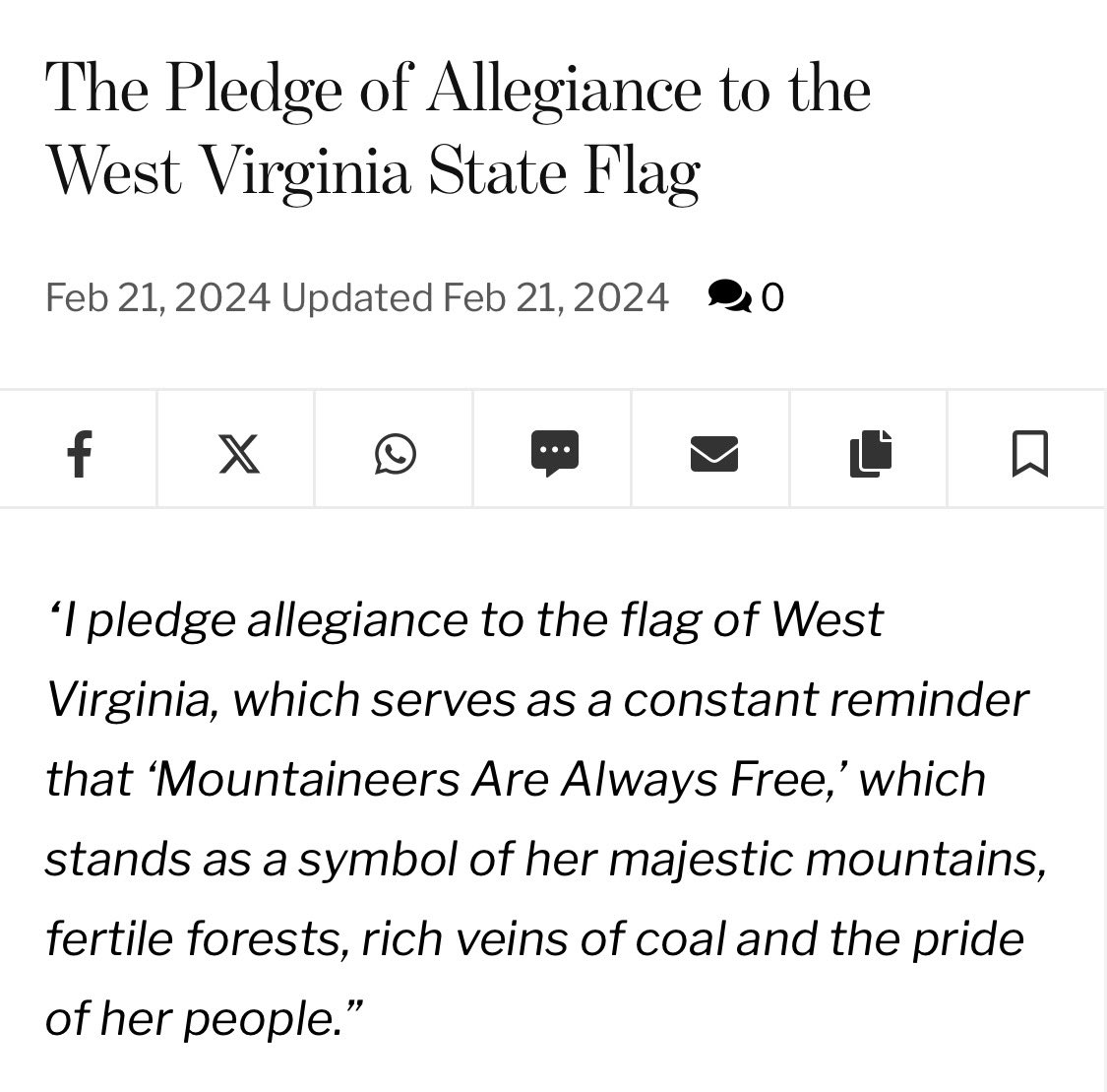 herdHater's tweet image. Let @wrenbaker know this flag
better run out with #OUR Team
September 5th 2026 and never
to be absent in battle for #OUR #State ever again. #IpledgeWV
