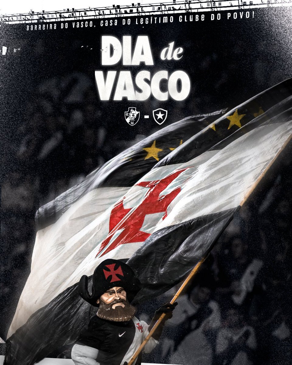 VascodaGama's tweet image. 💢 É DIA DE VASCO EM SÃO JANUÁRIO. É DIA DE CLÁSSICO PELO CARIOCA! 💢

#DiaDeVasco
#VascoDaGama
