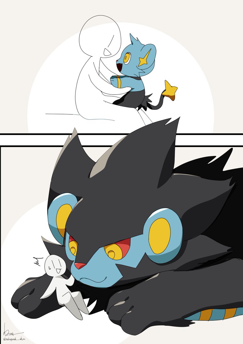 でっかくなりすぎたレントラー
#Pokemon