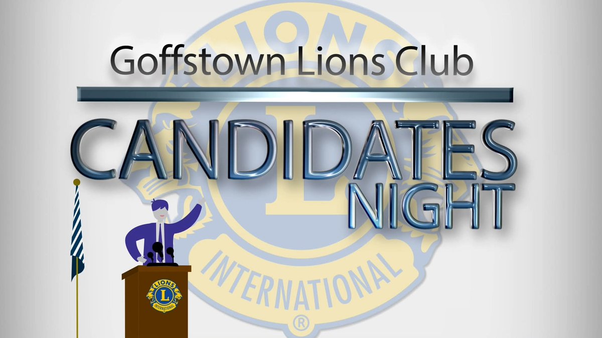 Candidate Night -- 17 February, 7pm, at the high school "Media Room". Public invited.  Candidates who filed for elected TOWN or SCHOOL positions on the 10 March ballot have 4 minutes to inform residents about why they are seeking the position.  The event on Goffstown TV.