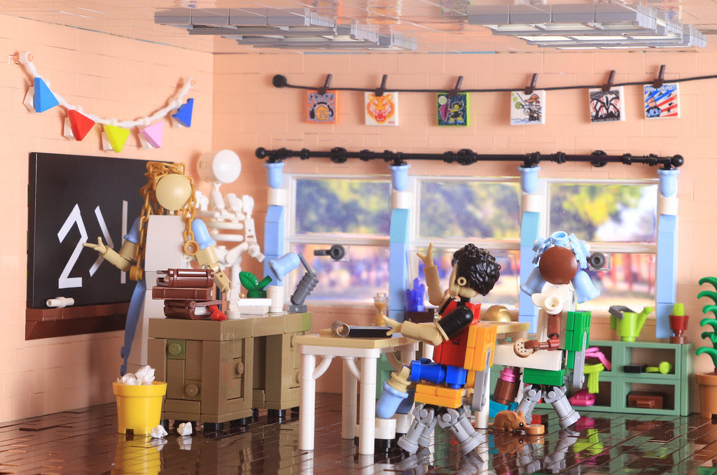 If You Give a Mouse a Cookie for @iron_builders by @miscellanabuilds 
RebelLUG member and Ironbuilder, Eann, delivers a cautionary tale about mice and cookies. How many Bright Light Blue bell flowers can you find?
#spotlightsaturday