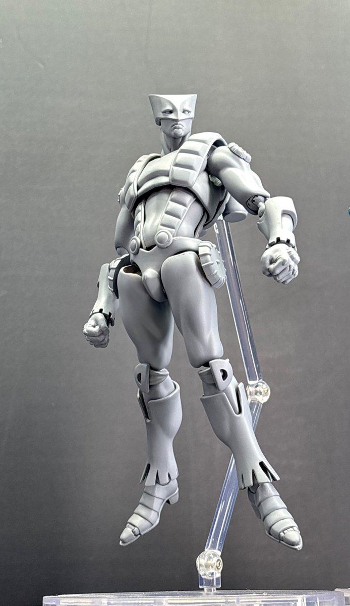 medicos_et_j's tweet image. 【#WF2026W 展示情報】

原型展示中！

「『THE WORLD』
オレだけの時間だぜ」

『ジョジョの奇妙な冒険 第7部
スティール・ボール・ラン』

超像可動
「THE WORLD」

物語終盤のジョニィとの戦いを再現可能な
差し替え足パーツや
ディエゴのハンドパーツも付属！

#jojo
#ジョジョ
#超像可動