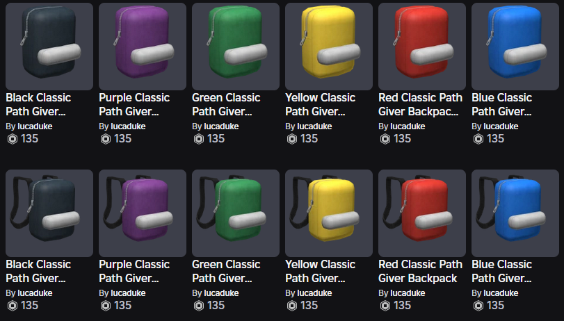 lucadukes_stuff's tweet photo. Made some path-giver themed backpacks! https://t.co/Hup5Zchva0