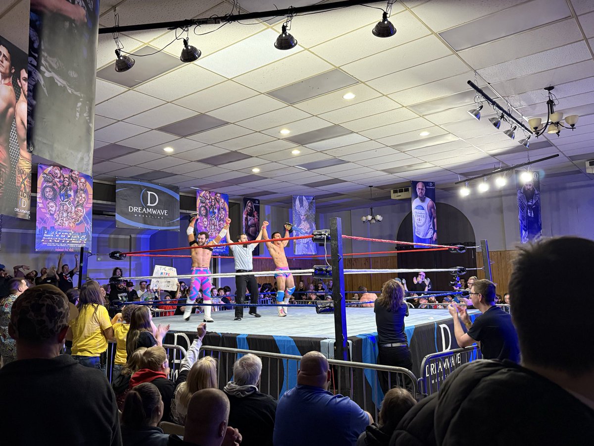 DWWrestling's tweet photo. The Hype survive AMB &amp; Quintero!

#DWPrayer https://t.co/B6bUUBDLBW
