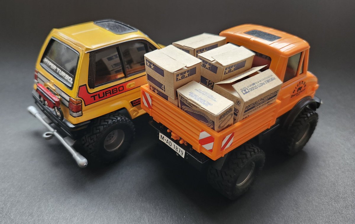 クラシックタミヤはイイぞ #ミニ四駆 #シティターボ #ウニモグ