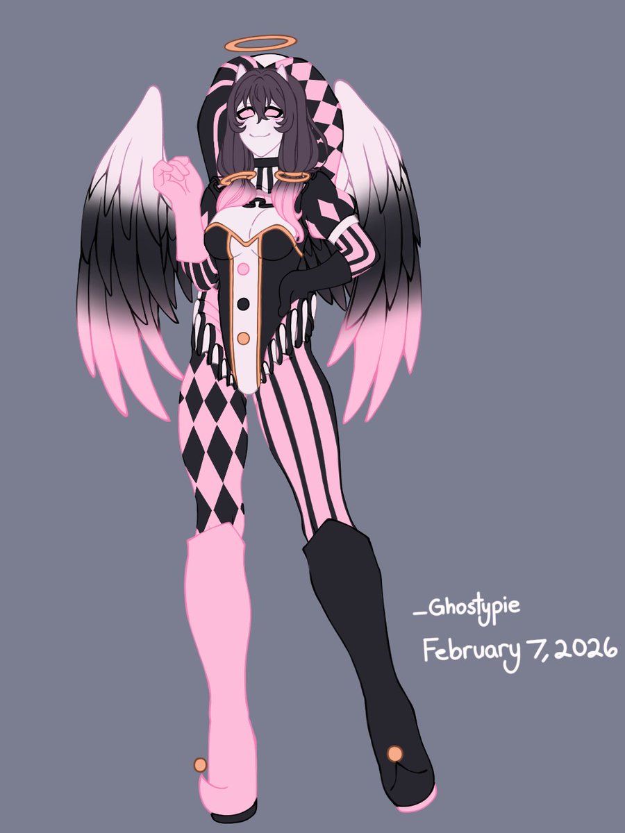 _Ghostypie's tweet photo. My design of Columbina💖✨️ #thefreakcircuscolumbina #thefreakcircus #tfc https://t.co/QnroFL1HnB