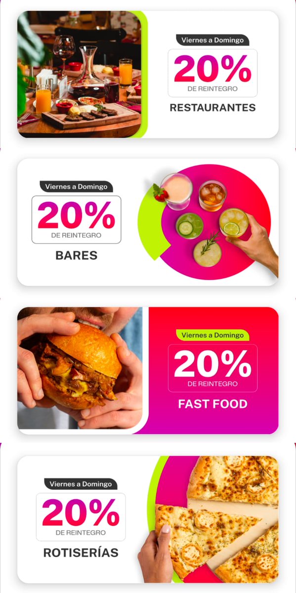 ahorrotwit's tweet photo. ¡No te pierdas esta promo imperdible hoy Domingo! Con la billetera @bezza disfrutá de un 20% OFF en todo #Gastronomía, con tope de $3000 por compra. Descargala ya y ahorrá en grande
#Ahorros #PromosGastro #Bezza https://t.co/8xJQ98LKbl