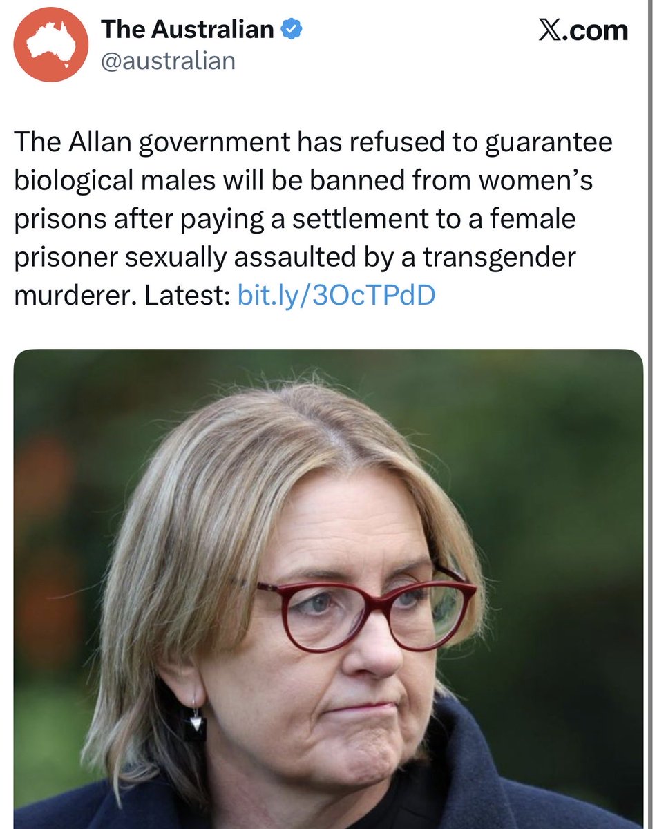 salltweets's tweet photo. If a government cannot guarantee that males will be banned from women’s prisons then that government is incompetent. It is a super easy policy to implement. It had actually been implanted for around 100 years before gender identity ideology came along. https://t.co/vPWnBPEYnw