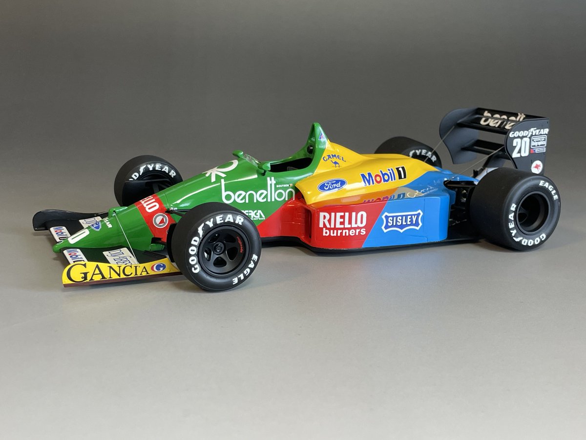 完成 タミヤ 1/20 ベネトンフォードB188 やりました！ タミヤなので