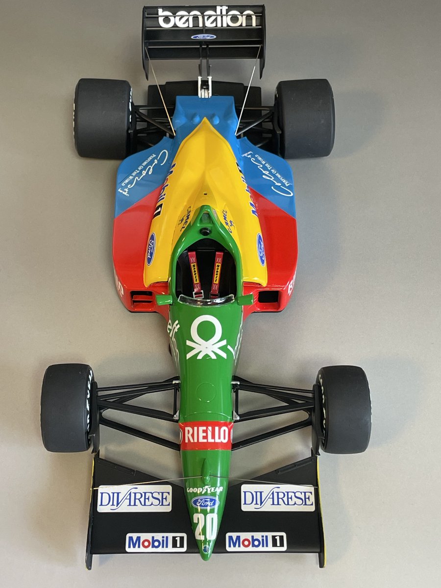 完成 タミヤ 1/20 ベネトンフォードB188 やりました！ タミヤなので