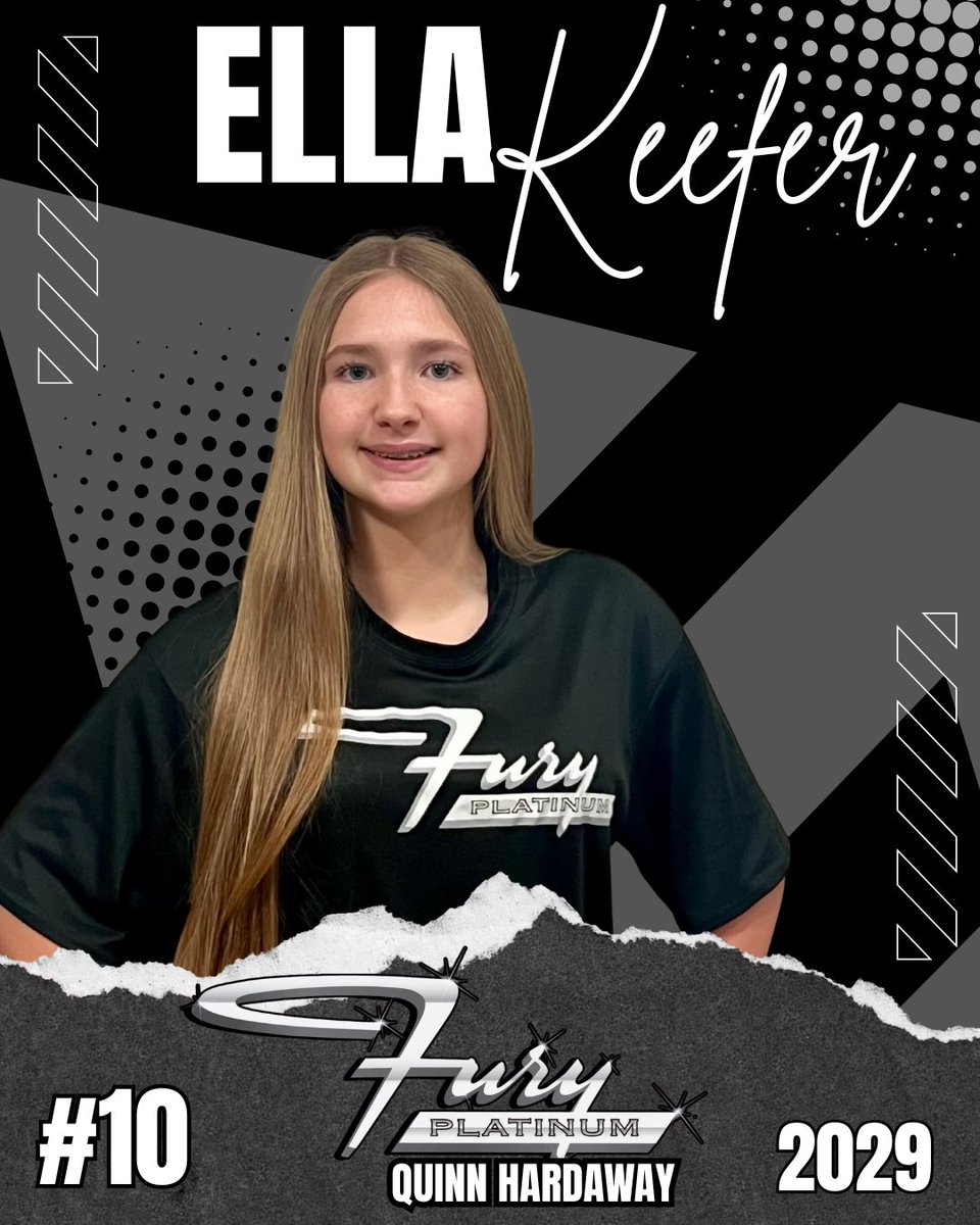 🚨‼️ MEET THE TEAM‼️🚨 
Ella Keefer is our catcher and utility player coming all the way from Raleigh, NC. She is part of the graduating class of 2029 at Garner High School. Ella looks up to her big sister, Lily and she loves sushi and camping in her free time.