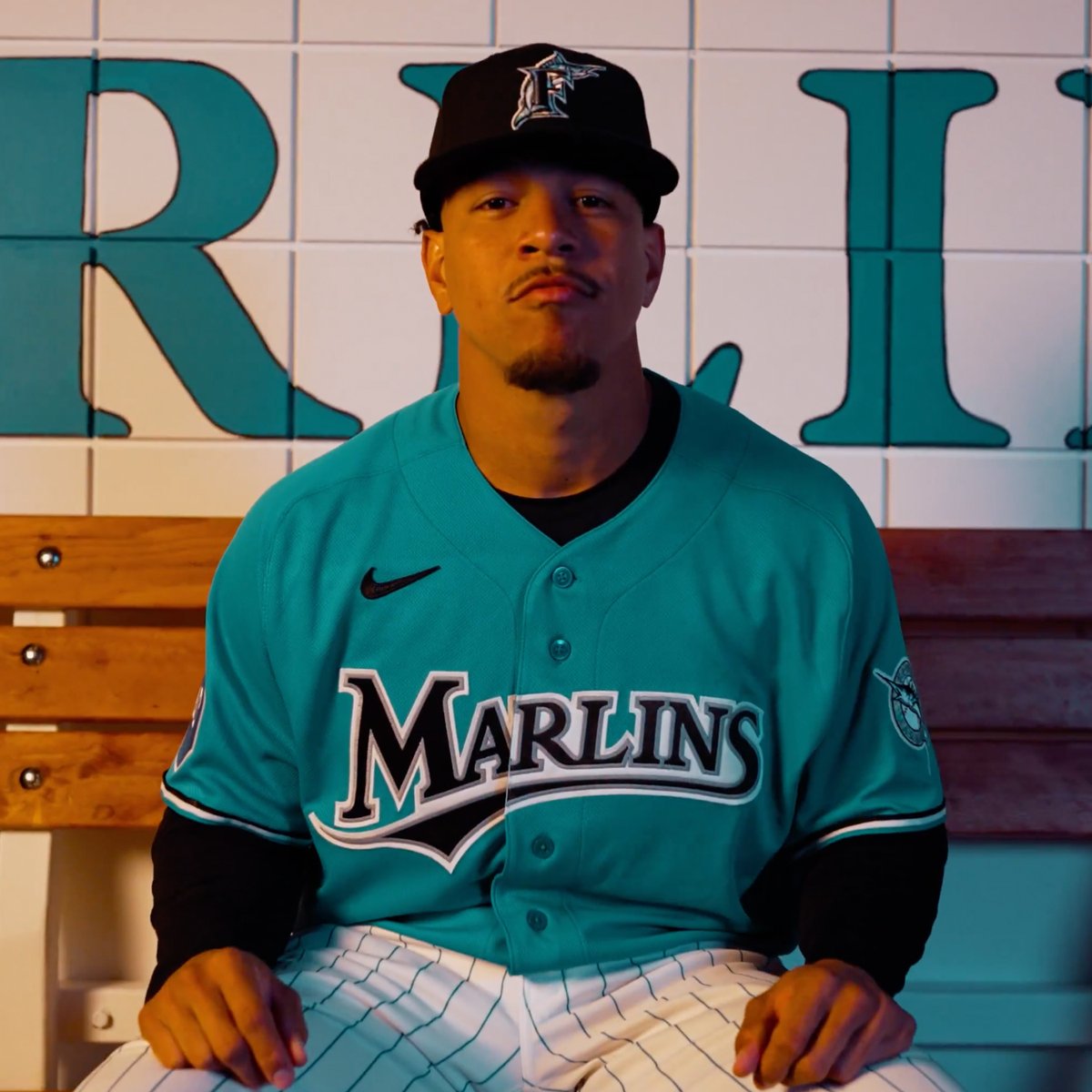 The Marlins will be wearing these teal uniforms at home on Sundays this season

(via <a href="/Marlins/">Miami Marlins</a>)