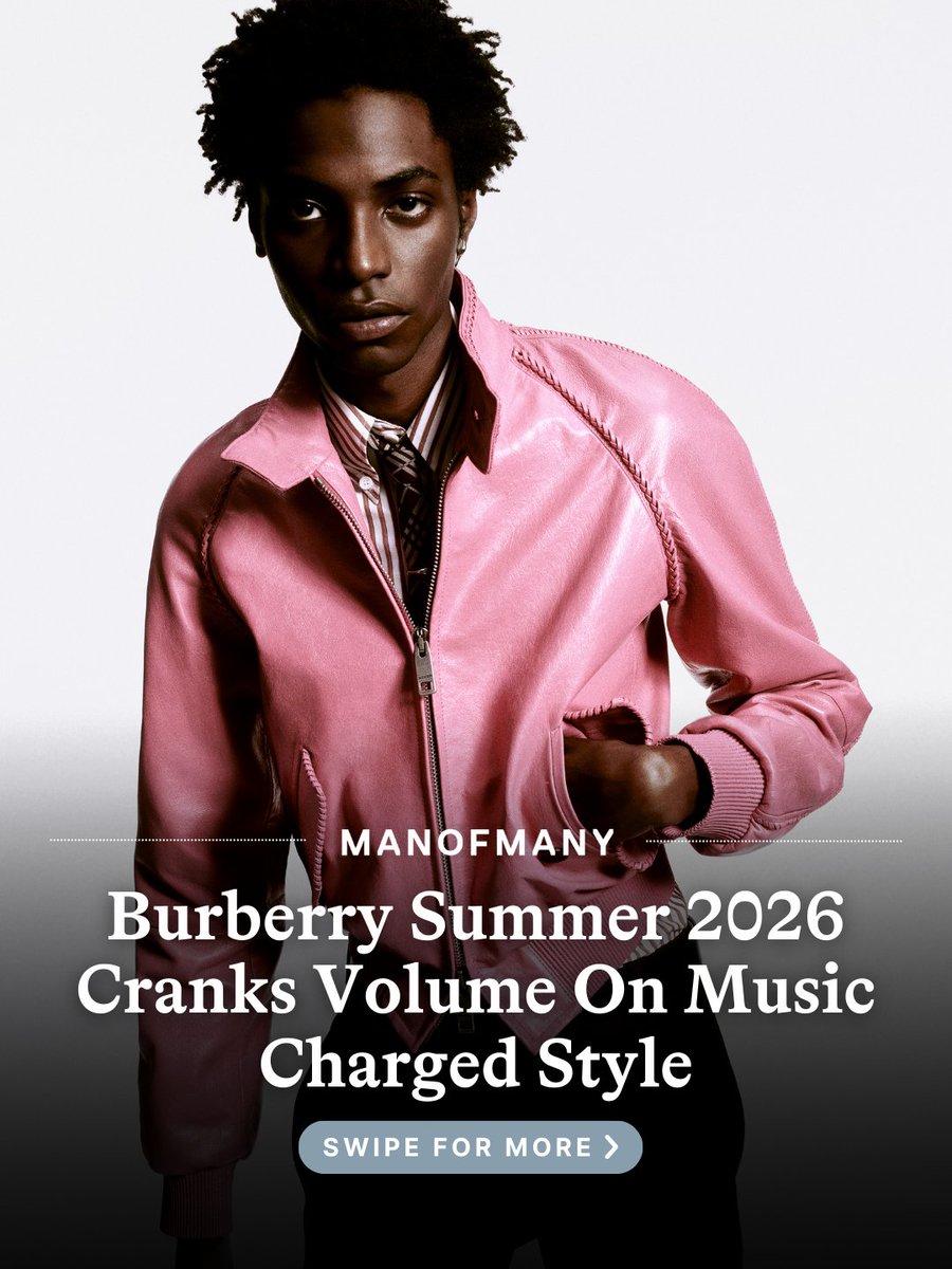 Burberry's SS26 drop studies how garments behave when music is