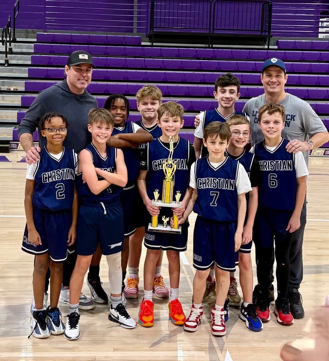 LRCA_Hoops's tweet photo. Congrats to our 6th and 5th grade PSL teams for winning championships today!! The future is bright! #WarriorHoops https://t.co/ltSvzMpEwZ