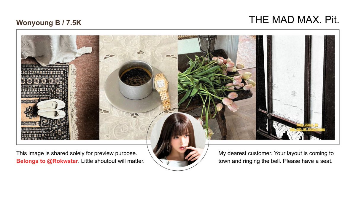 Rokwstar's tweet image. Help repost!

Selamat pagi, saya membawa 4 layout RS Wonyoung. Silahkan DM atau chat Tele saya untuk menjemput si cantik ini.

O. #zonauang #zonajajan #zonabu