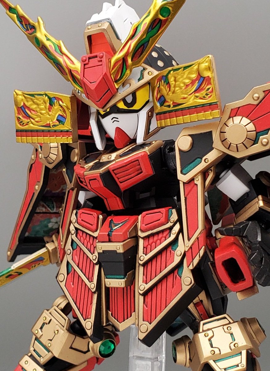 Yukke40091070's tweet image. 78代目武者頑駄無完成です✨️
ほとんど見えませんが、鎧の内側に和柄のマステを貼っています。主張しすぎず、チラリと覗くぐらいのオシャレで😄
#SDガンダムワールドヒーローズ