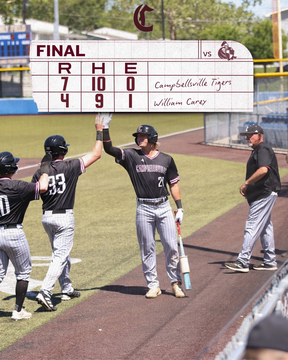 FINAL | Tigers topple #11 William Carey, 7-4! 

#️⃣ #TigerUp