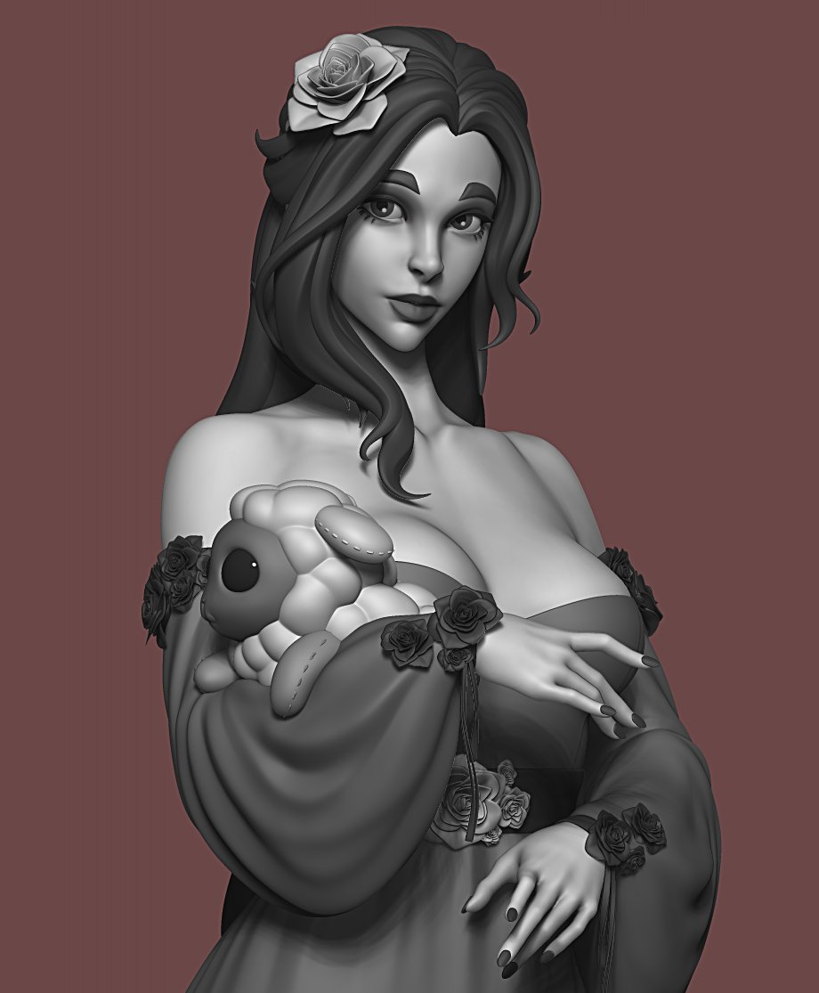 🐑WIP  #zbrush #WIP #3DCG #art