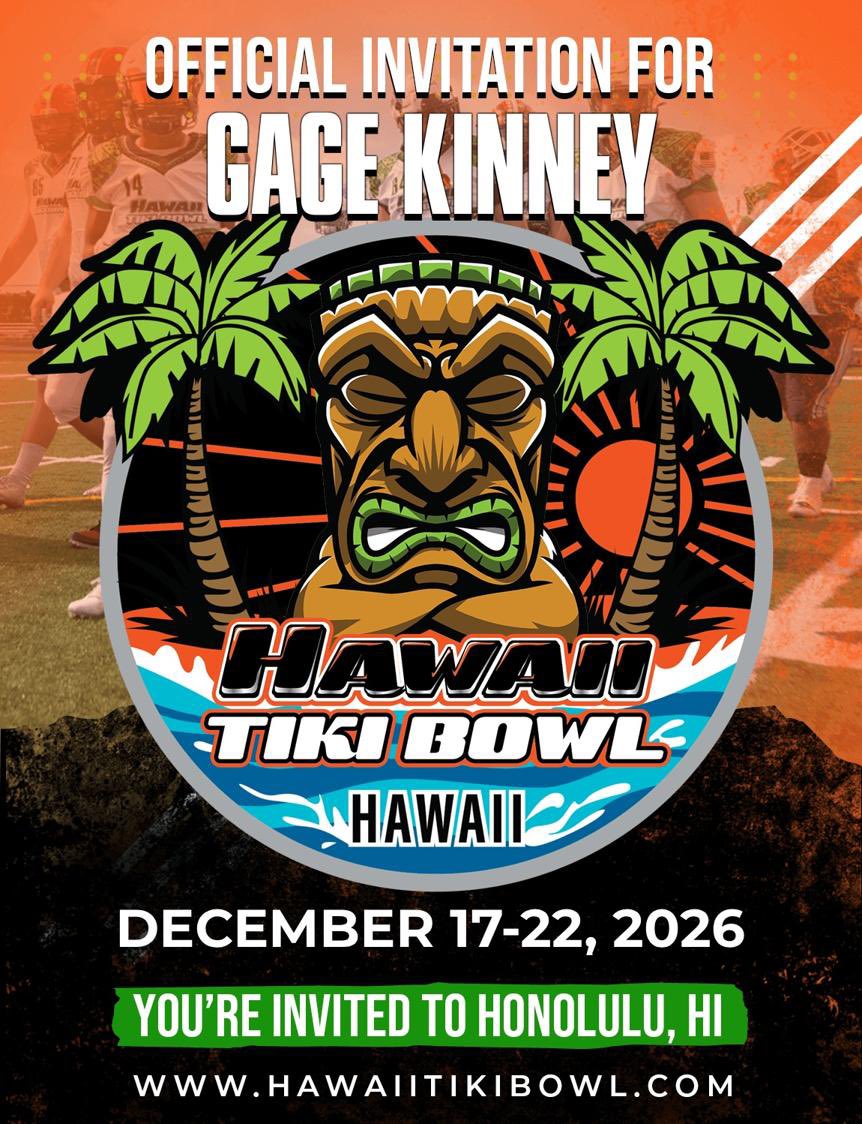 Blessed for the opportunity to be invited to the <a href="/HawaiiTikiBowl/">Hawaii Tiki Bowl</a> thanks to <a href="/FillippSAU/">Vince Fillipp</a>!! #AGTG
<a href="/All_American_Me/">CP Price</a> <a href="/Maroon_FB_MNHHS/">Madisonville North Hopkins Football</a>