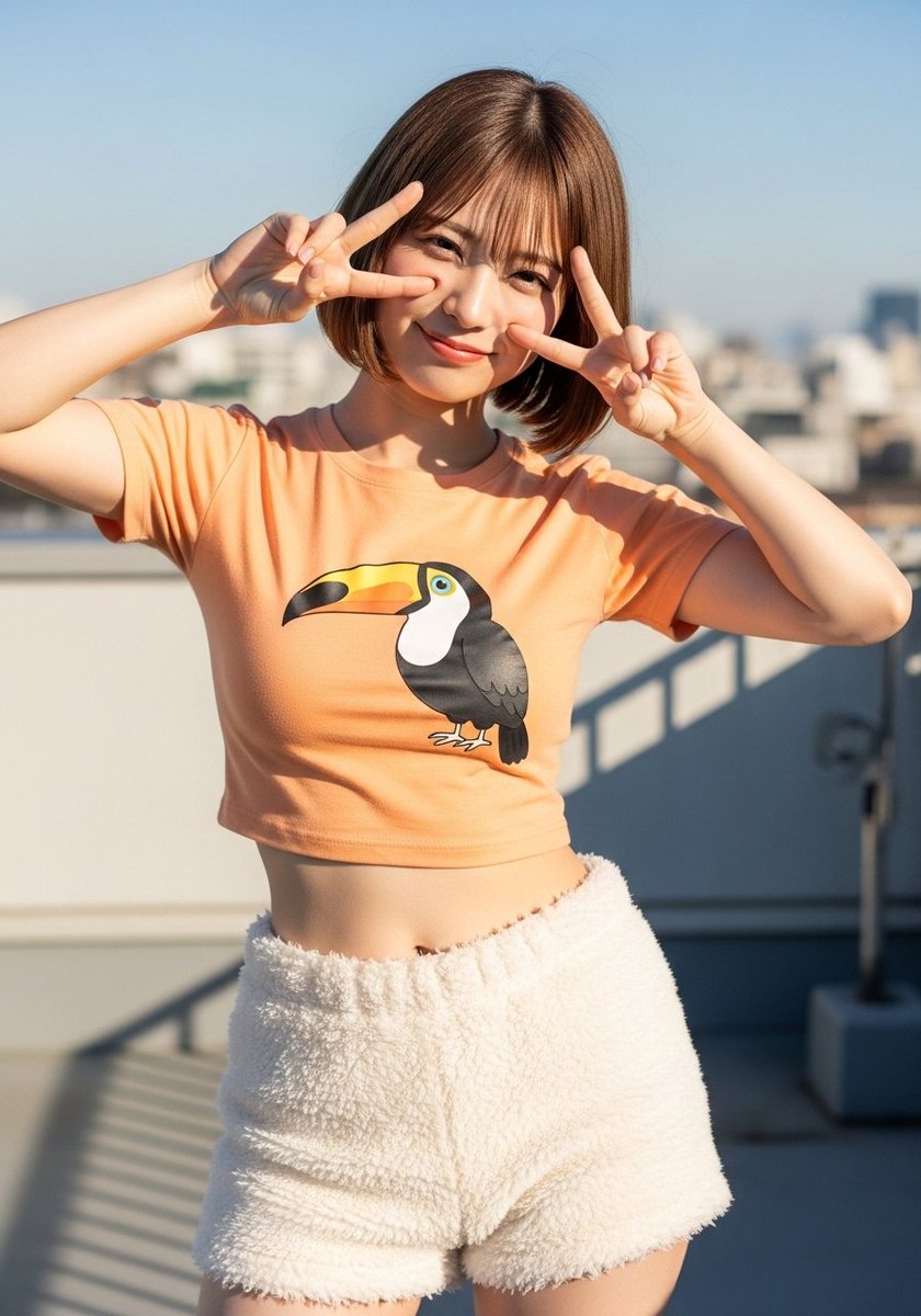 こんばんは♪ 月曜日お疲れさまでした〜😊✌️ 可愛い部屋着を着てみ