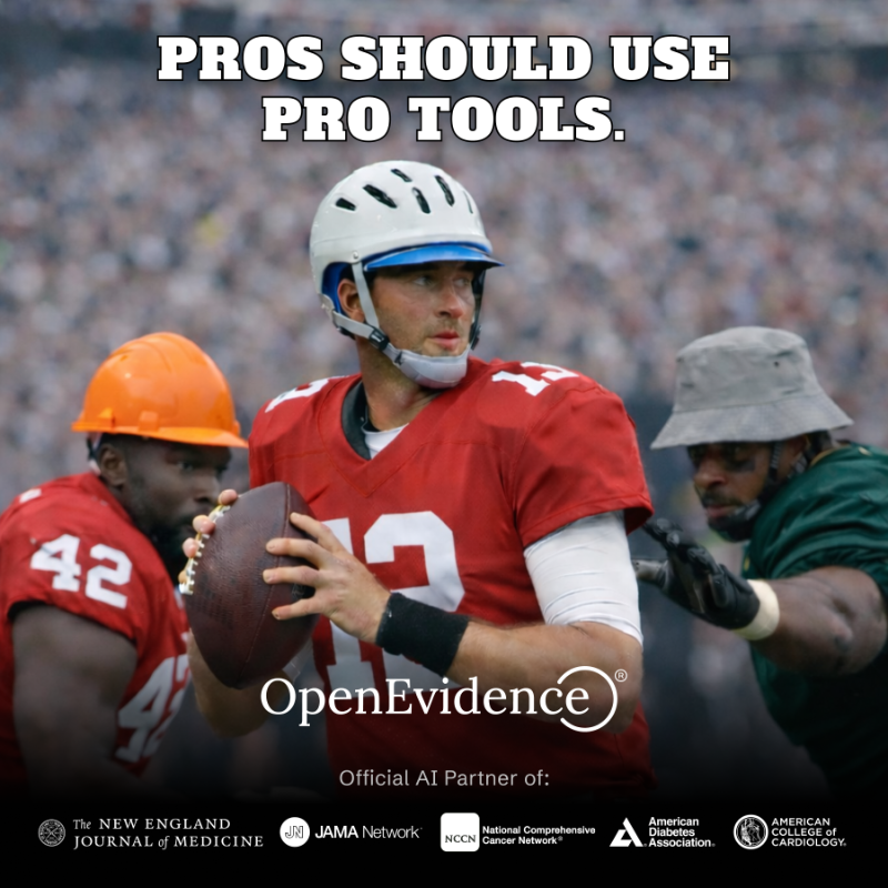 EvidenceOpen's tweet photo. For physicians, every day is Game Day.