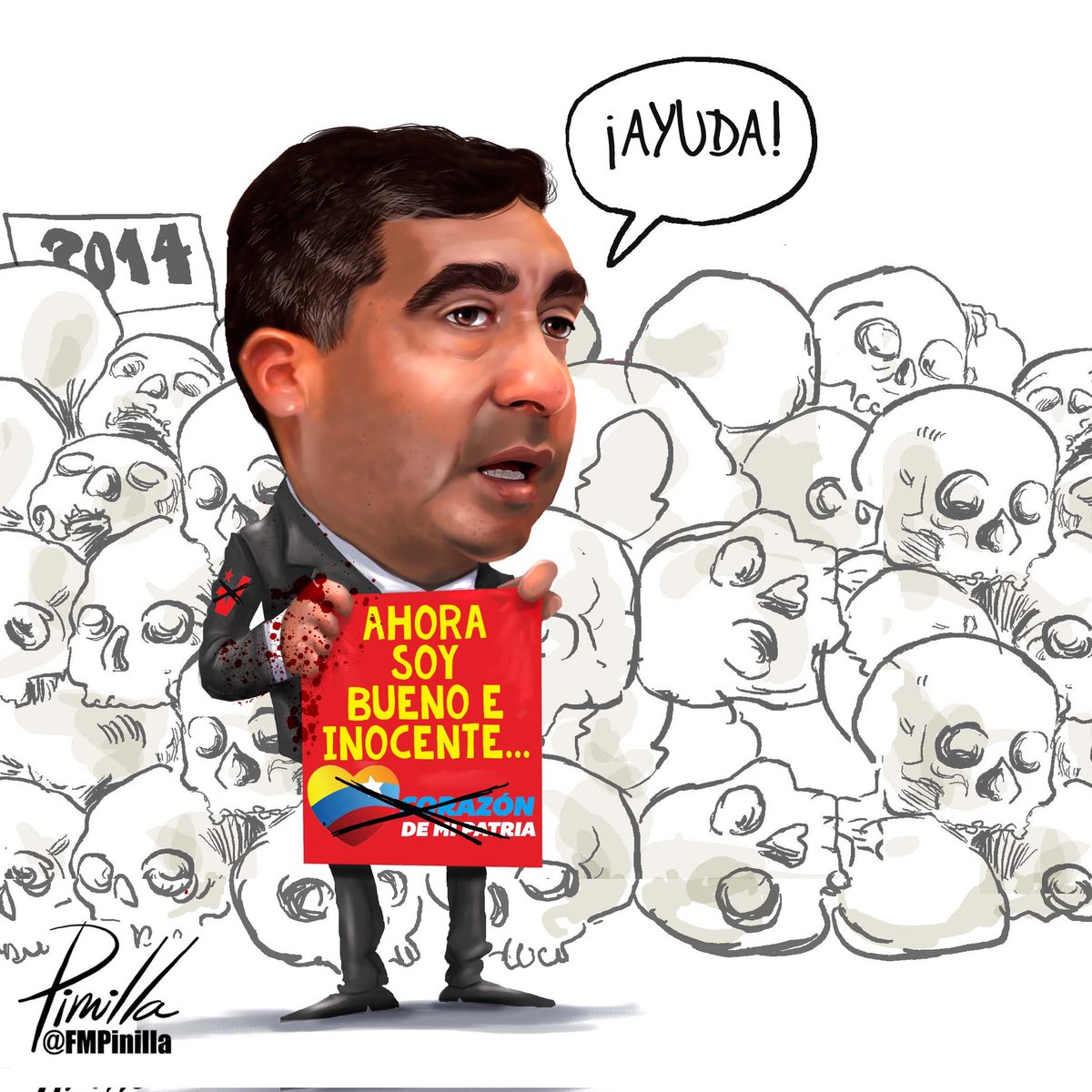 Circula el rumor de que el criminal y violador de DDHH Rodríguez Torres, creador de la Tumba puede llegar a ser la pieza del oficialismo para la "transición", patrocinado por Zapatero y hasta con el aval de algunos entre los ratacranes.
Prohibido olvidar.
•
Caricatura de 2018.