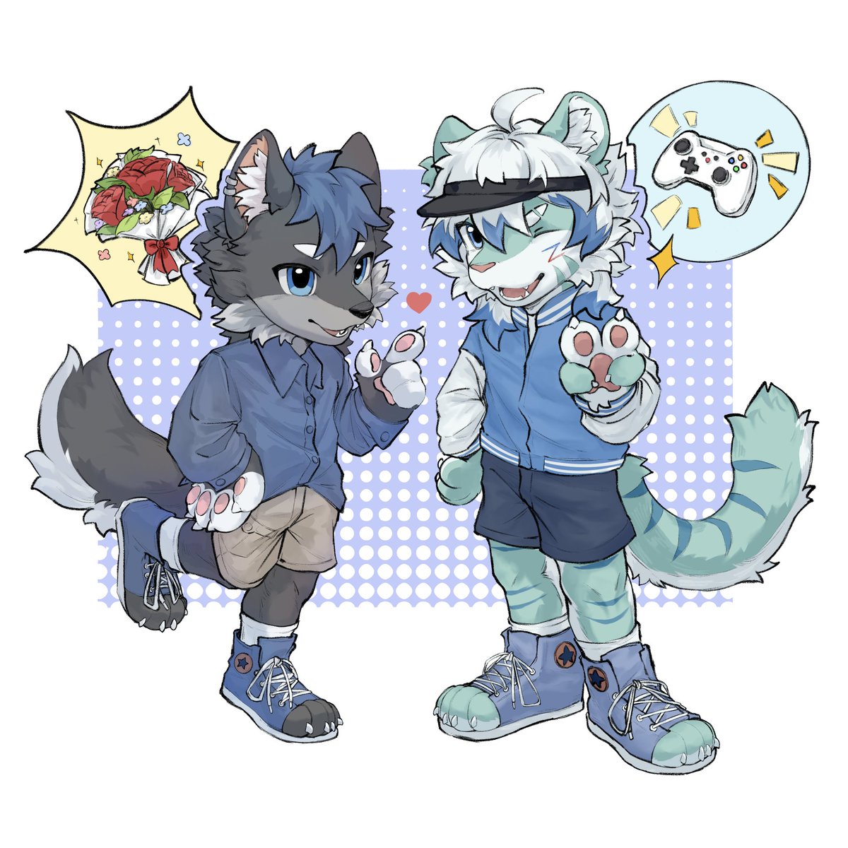 TZ_Decade's tweet photo. 🐺💙🐯 3 years of pawsome friendship! https://t.co/zmTxHSIYF9