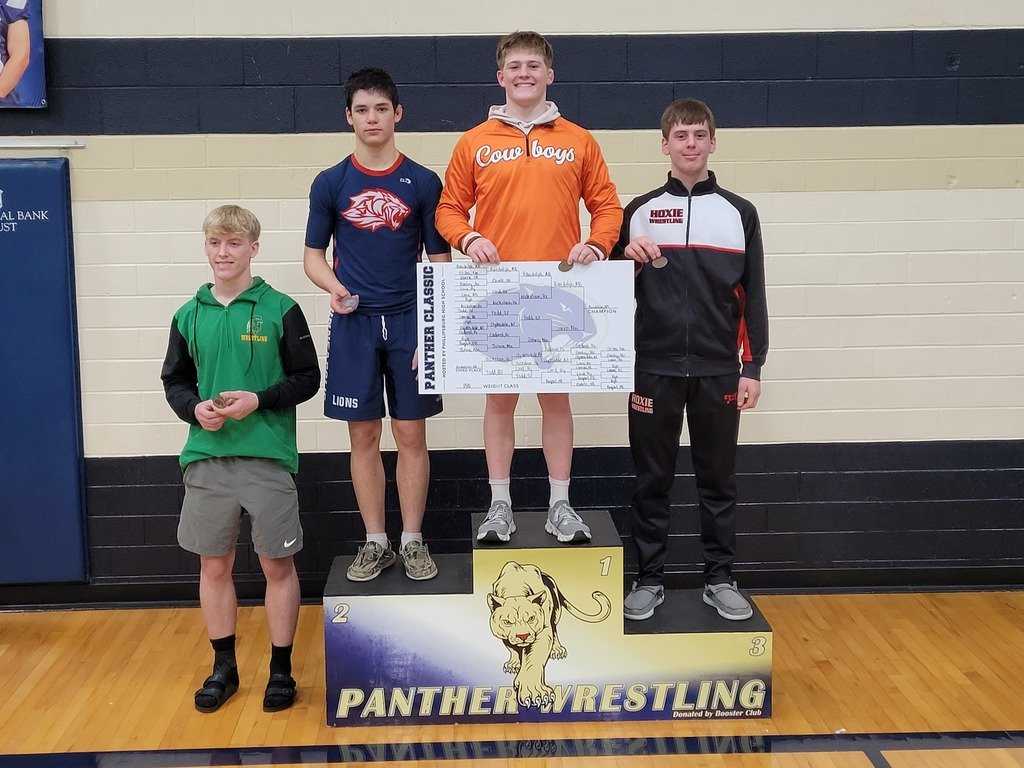 J. Johns 2nd at Phillipsburg 150 lbs. #LionPride