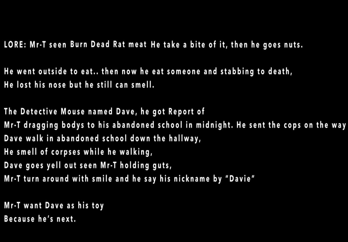 Starved Mouse - Ref + Lore I guess.