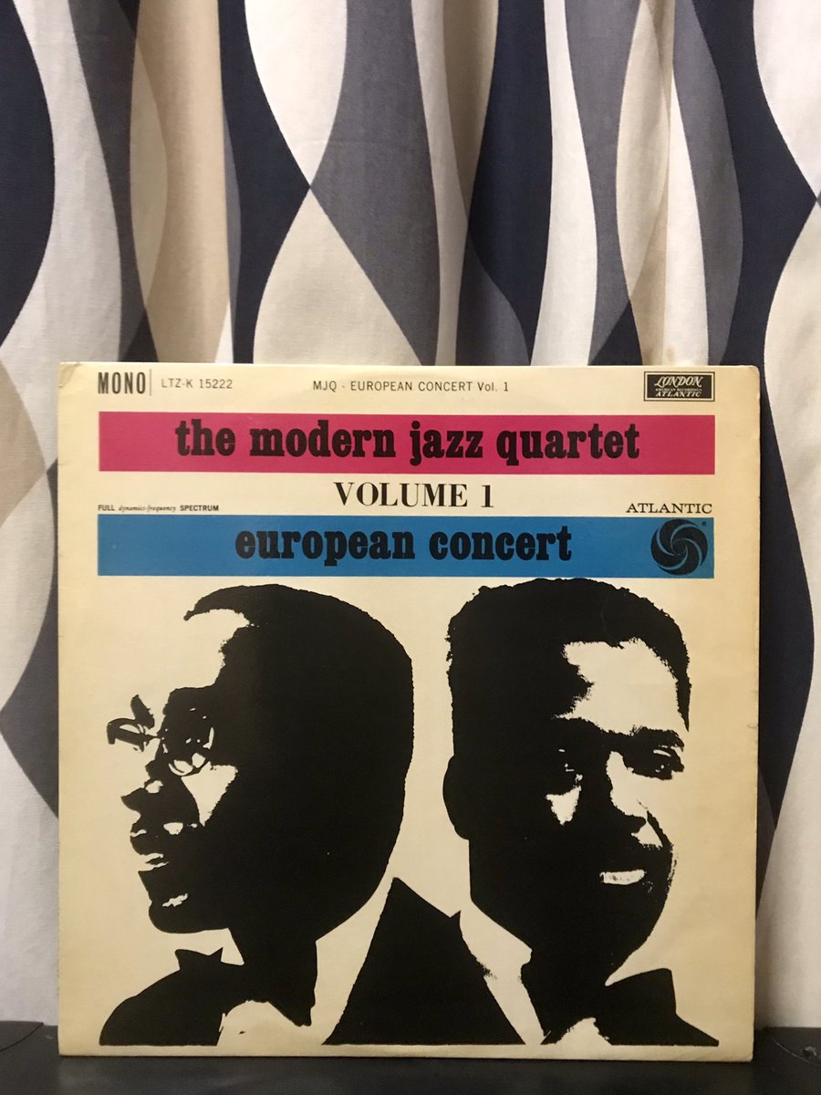 今朝はThe Modern Jazz Quartetの『EUROPEAN CONCERT VOLUME 1』、1961