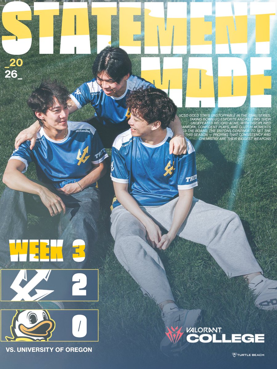 UCSD Esports tweet media