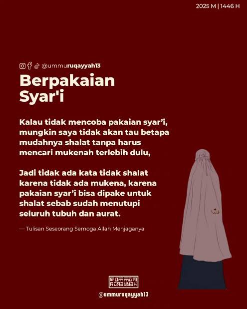 fotodakwah's tweet photo. Pakaian syari bisa langsung untuk sholat https://t.co/UGbiDndaNG