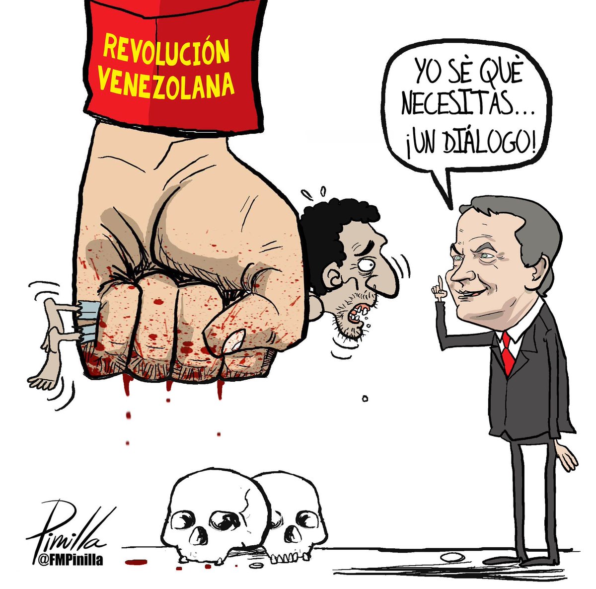 FMPinilla's tweet photo. ¡Fuera #Zapatero!
•
Hace más de diez años que vengo denunciando desde la prensa su papel nefasto en la continuidad del drama venezolano.
•
No dejemos que intervenga @SecRubio https://t.co/FO8sABF5OK