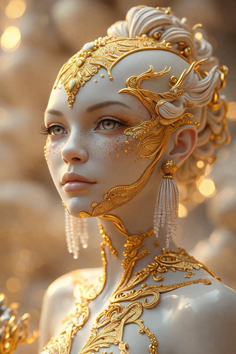 Moko1234559's tweet photo. Aurum Pearl, part 2
#whiteandgold #pearlandgold #AIArtwork #aiartgallery #AIart #aiartlove #aiartworkcommunity #aiartcreator #aiartcommuity #aigeneratedimages #aiengineFluxP #aiartist #AIhumancollaboration #magicai #aigirls #aiartsociety #aurumpearl https://t.co/CMY2LQjQMB
