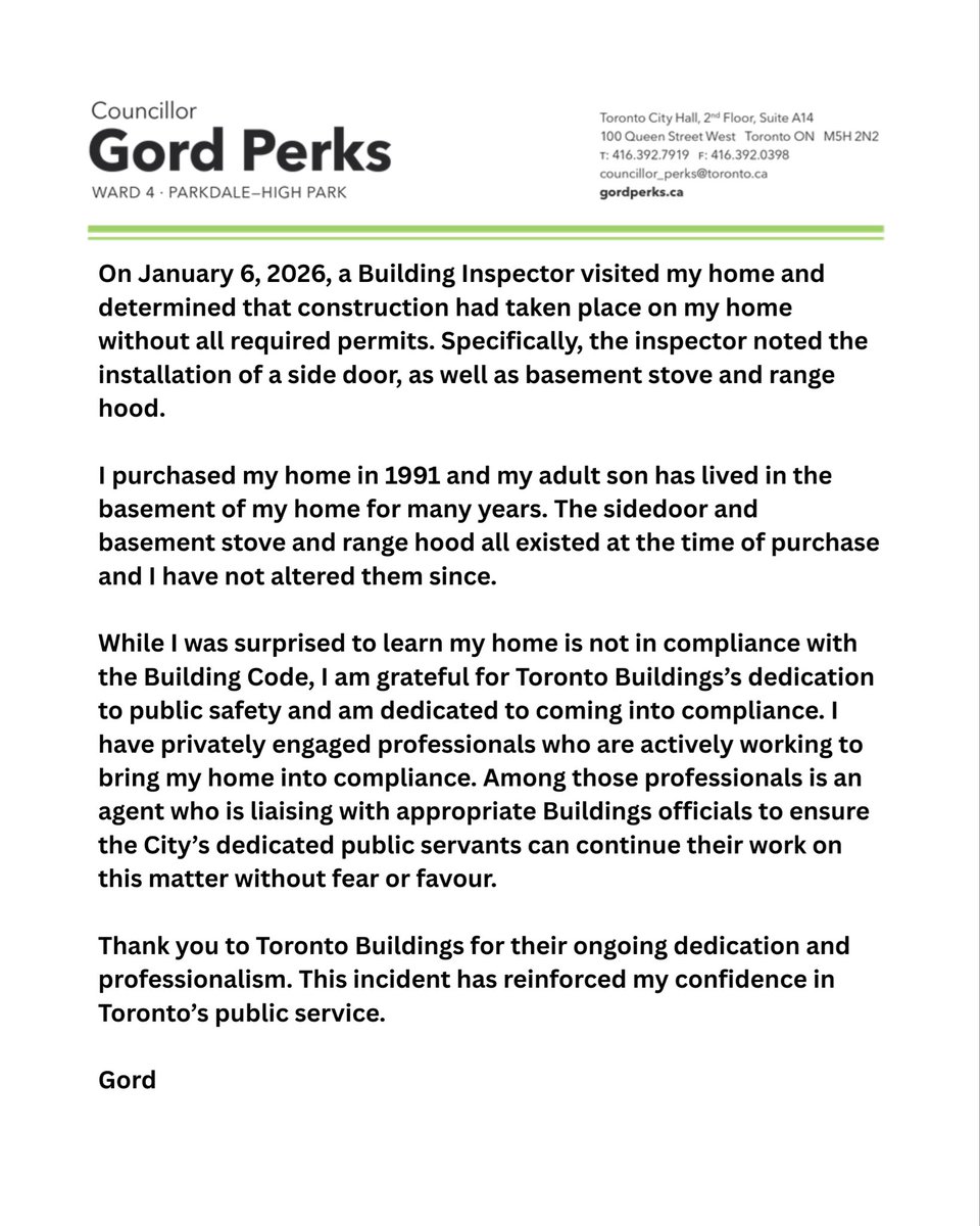 Ward 4, Parkdale-High Park tweet media