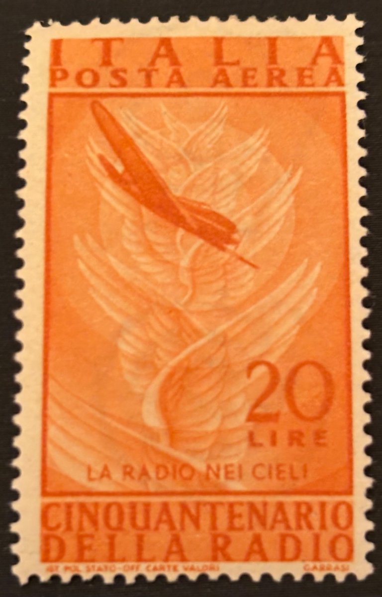 Italy 🇮🇹 Air mail. 1947.