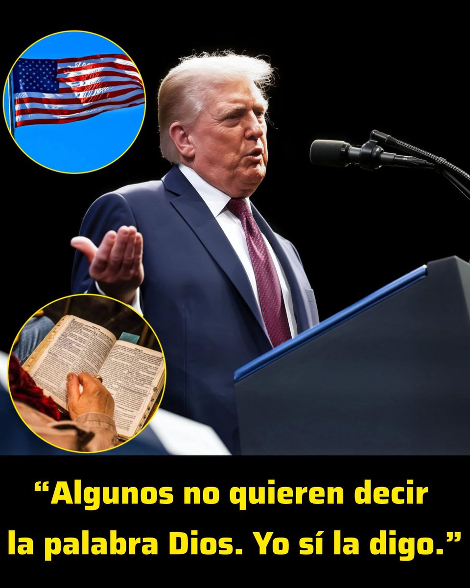 Trump lo tiene claro sin Dios no hay nada