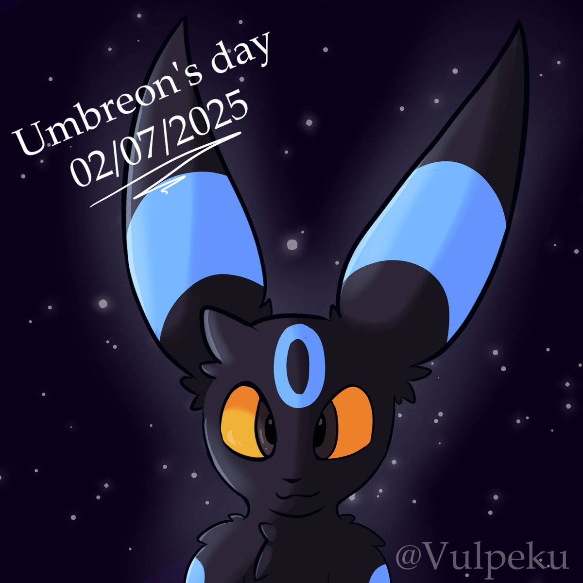 Vulpeku's tweet image. Silly fast draw, happy umbreon's day! nwn

#eeveelution #Pokemon #umbreonday