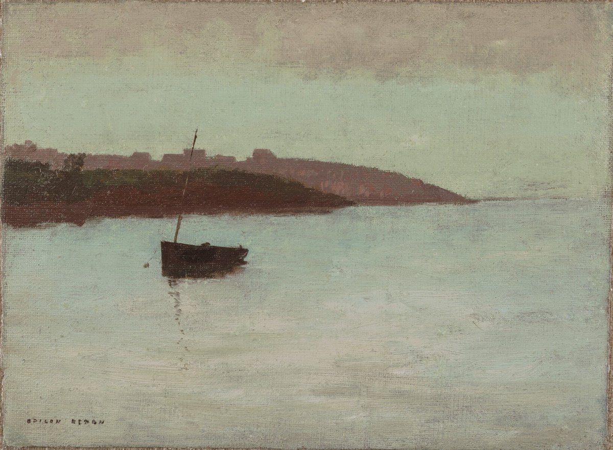 Fishing Boat #artbots #redon