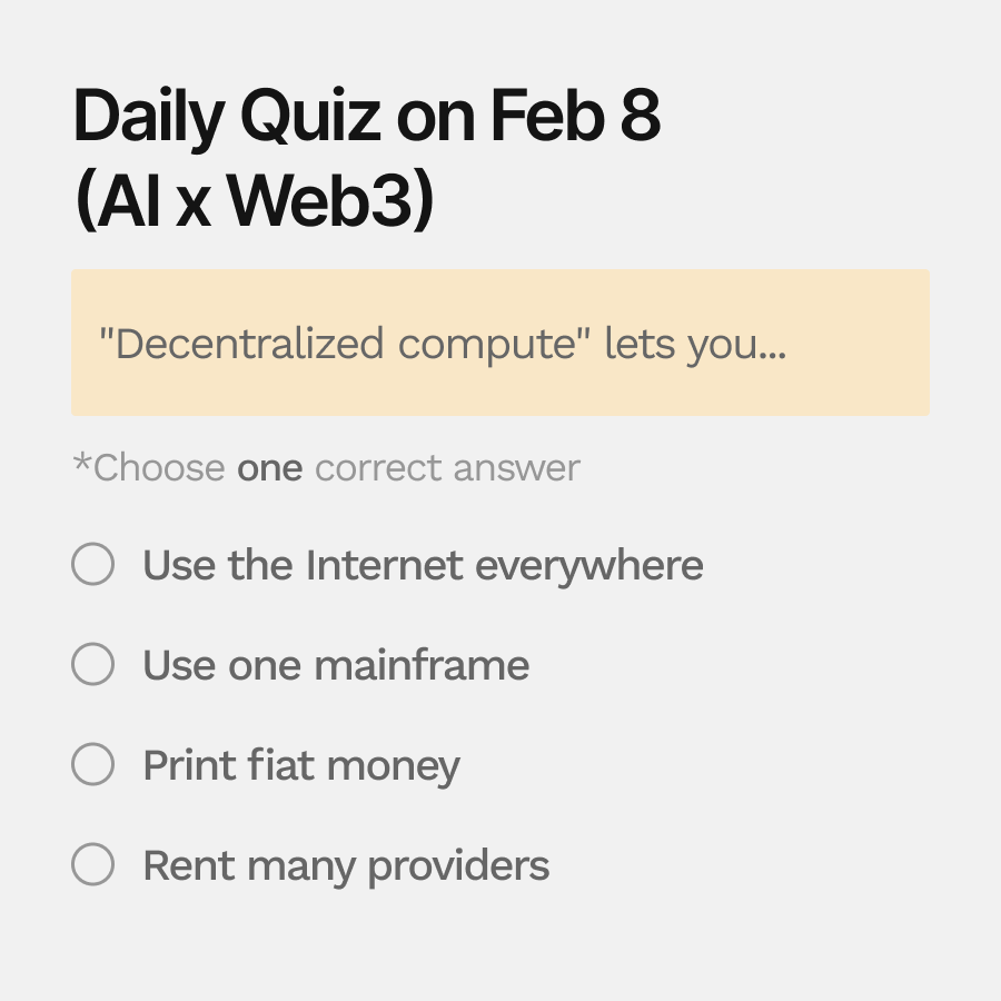 🔍 Need a Hint for Today’s Quiz?

Distributed processing infrastructure, commodity capacity without centralized cloud platform lock-in.