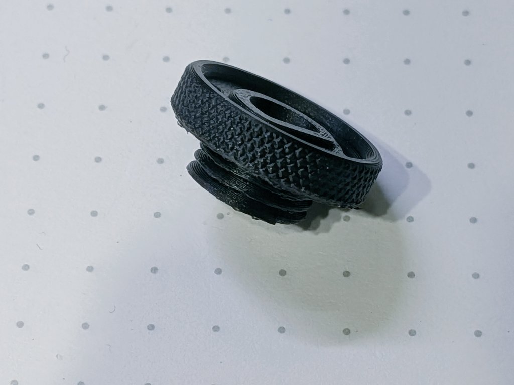 puriko69x's tweet image. ロータリーエンコーダーのキャップ
ネジネジ

#3DP
#自作キーボード