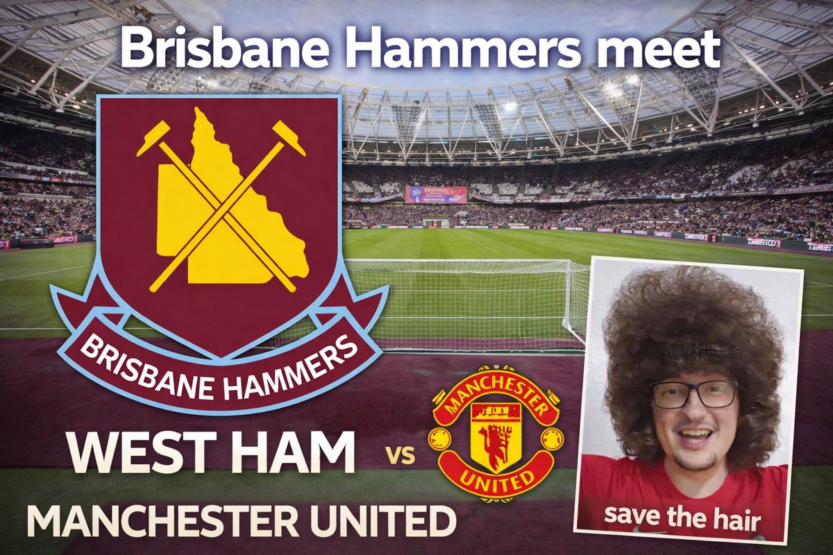 brisbanehammers's tweet photo. Save the Hair! Brisbane Hammers meet at Jimmys on the mall Wednesday morning 6:15am ko. ⚒ https://t.co/mvvfsSaa1x