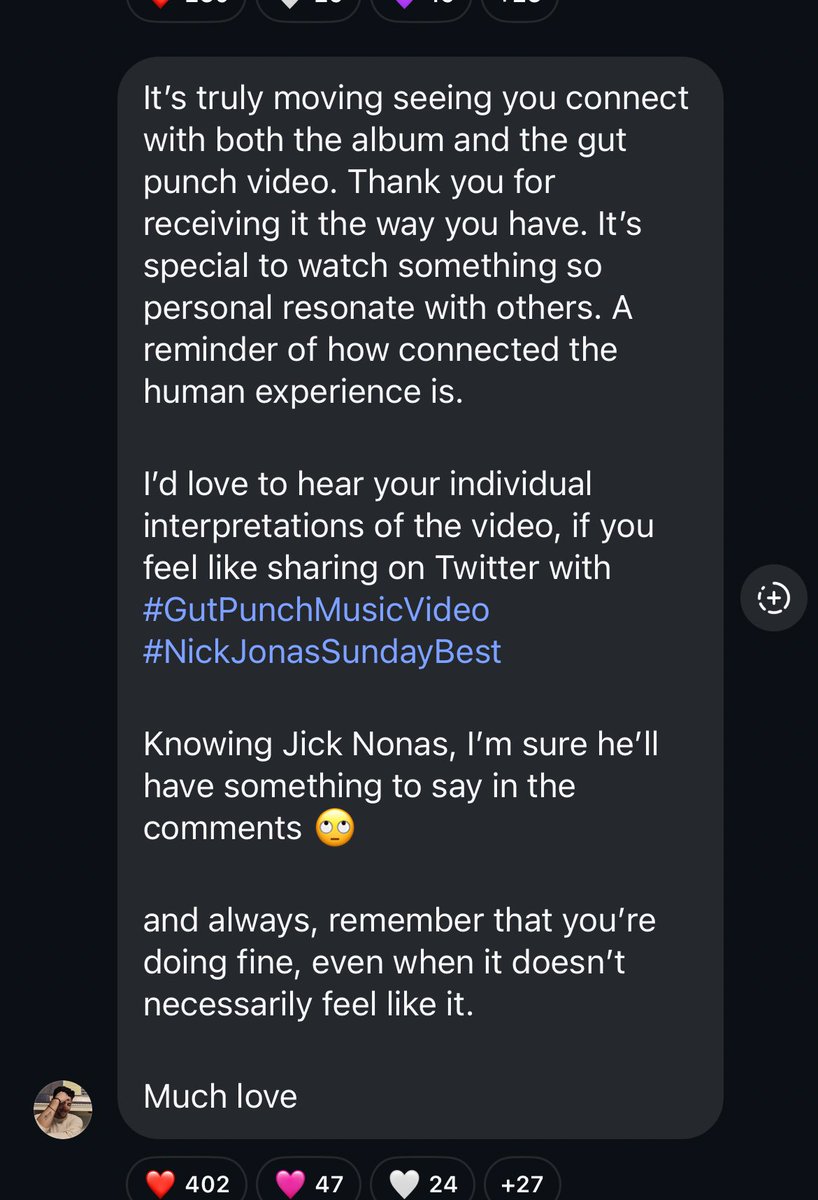 Nick Jonas via Sunday Best broadcast channel on instagram