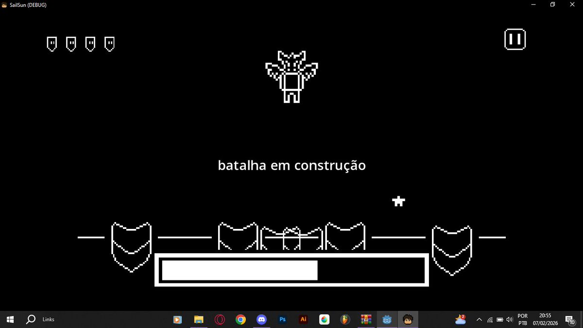 Heytorbr02's tweet photo. ☀ SailSun Updates
- 55% da bossfight contra o Drago está feito
- Nova SoundTrack na bossfight do Baleia
- Terão vários puzzles nesta próxima região!

#indiedev #indiegame #devlog #gamedev #dev #game #sailsun #futebol #brasileirao #atleticogoianiense #santos #puzzle https://t.co/NslExpnHSI
