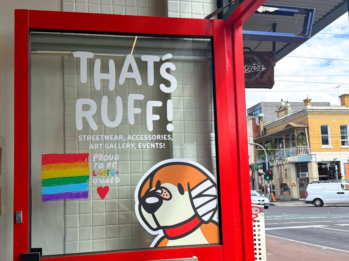 All ready for the Melbourne Midsumma Pride Street Party (just a few minutes down the road)!

Come say hi, we’re open all day 🏳️‍🌈🥰