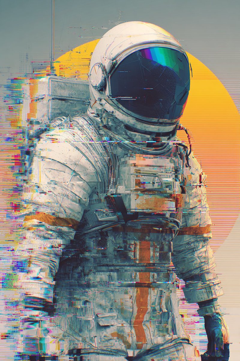 Unique930's tweet image. QT or Share your SciFi Glitch Art
#AIart #glitchart #astronaut #scifiart #aiartcommunity