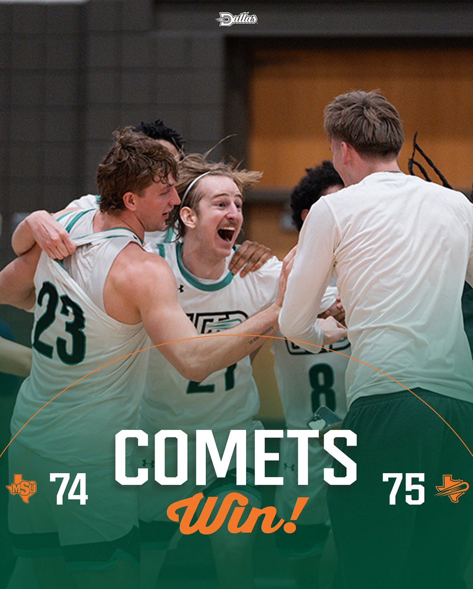 COMETS WIN AT THE BUZZER!!! ☄️

#whoosh