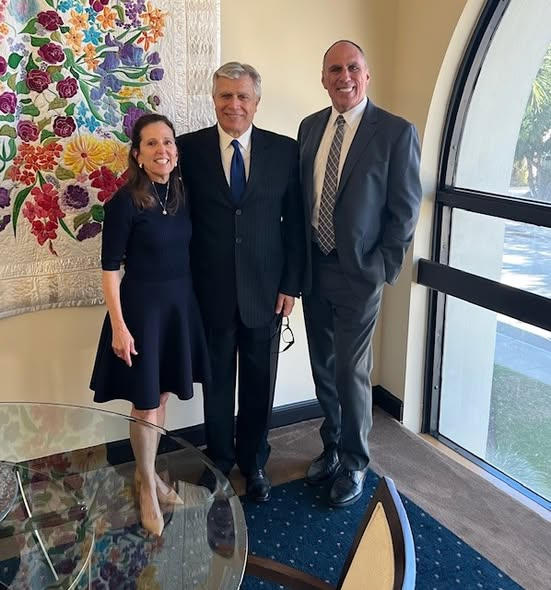 Many thanks to Rabbi Michael Resnick, President Sheri Levine, and congregants of Temple Emanu-El Palm Beach for their welcome and warm relationship with me, which I reciprocate and fully appreciate! Special thanks to Ana!