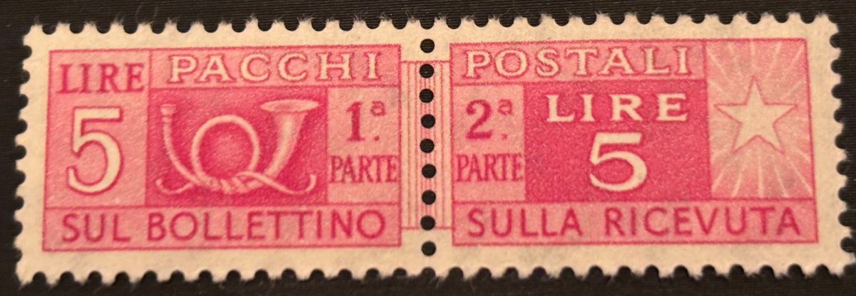 Italy 🇮🇹. Parcel post 1955